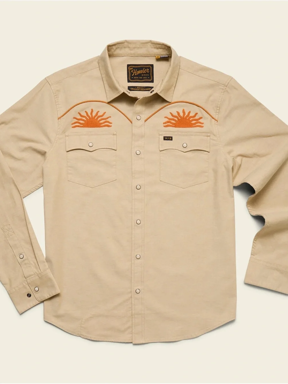 Howler Brothers - el Sol - Crosscut/Gaucho Style Snapshirt - Medium+Large - NWT - Picture 1 of 5